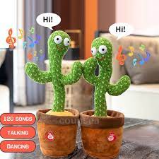 Talking & Dancing Cactus Mimicking Toy (USB CHARGING)